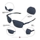 thumbnail image 4 of Lentes de Sol Tommy Hilfiger Hombre Outlook Marco de Metal Color Azul con Filtro 100% UV, 4 of 5