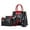 Black & Red, variant on Handbag for Women, GMYLE Crazy Horse Pattern PU Leather Shoulder Crossbody Tote Bucket Bag Fashion Large Capacity, Gift for Mother Wife Girlfriend (Gray)