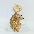 thumbnail image 5 of Wrapables Crystal Bling Keychain, Keyring Purse Handbag Pendant Charm, Gold Hedgehog, 5 of 6
