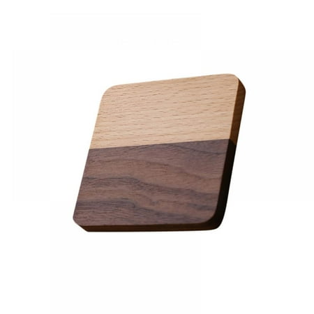 

Wood Coasters for Drinks Insulation pad Wooden Coaster Square Round Wooden Drink Coasters for Home Kitchen Table