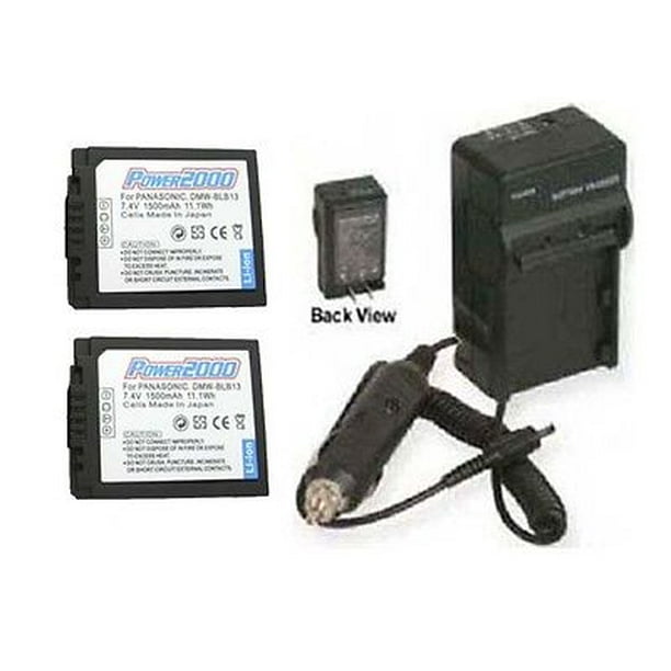 Two 2 Batteries Charger For Panasonic Dmc Gf1 Panasonic Dmc Gf1c Dmc Gf1c K Panasonic Dmc Gf1k Walmart Com Walmart Com