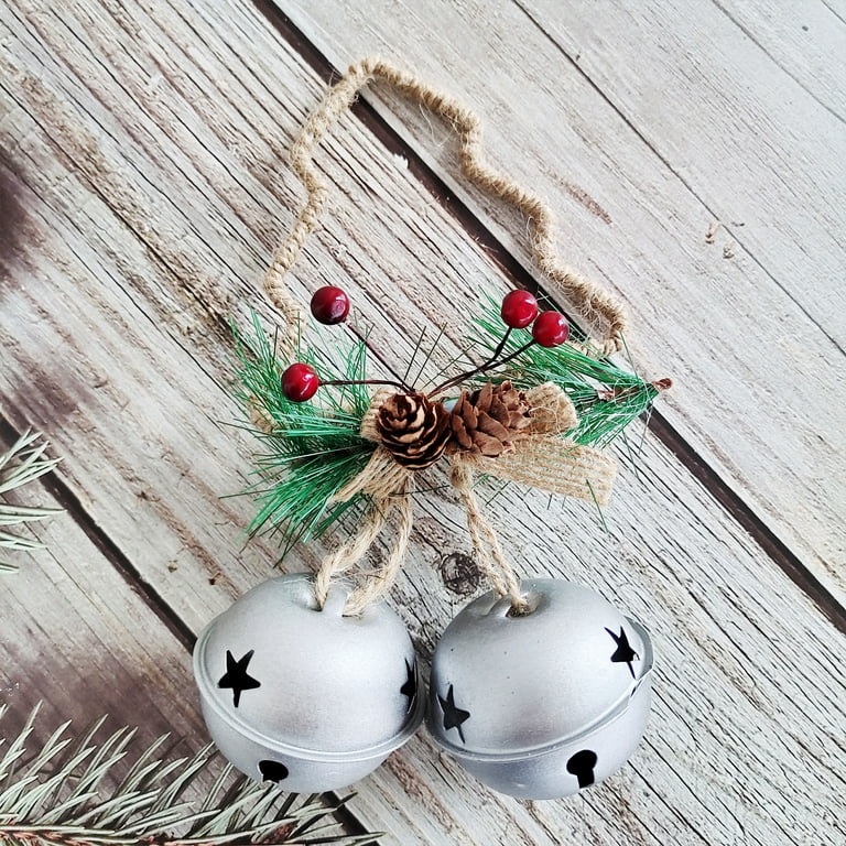 Nuolin Bell Decorations Christmas Pendant Jingle Ornaments DIY