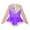 Purple, variant on MSemis Girls Long Sleeve Skirted Keyhole Back Leotards
