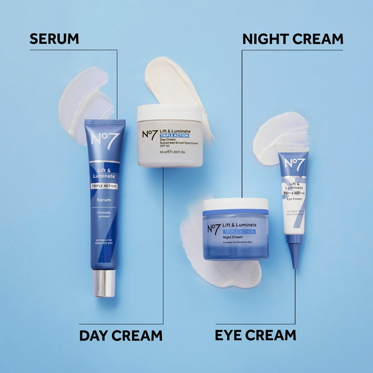 No7 Lift & Luminate Eye Cream, Collagen Peptide & Vitamin C