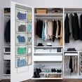 thumbnail image 7 of EEEkit Over the Door Organizer, Weekly Clothes Organizer, Hanging Storage Rack for Closet, 7 of 7