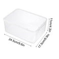 thumbnail image 4 of yilyih Transparent Book Storage Box Sorting and Packaging Book Shelf Storage Box Desktop Children'S Picture Book Storage Box, 4 of 9