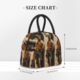 thumbnail image 3 of Haiem Vintage Style Elk Printed Lunch Bag Women, Lunch Box Lunch Bag for Women, Small Leakproof Cute Lunch Tote Large Capacity Reusable Insulated Cooler Lunch Container, 3 of 6