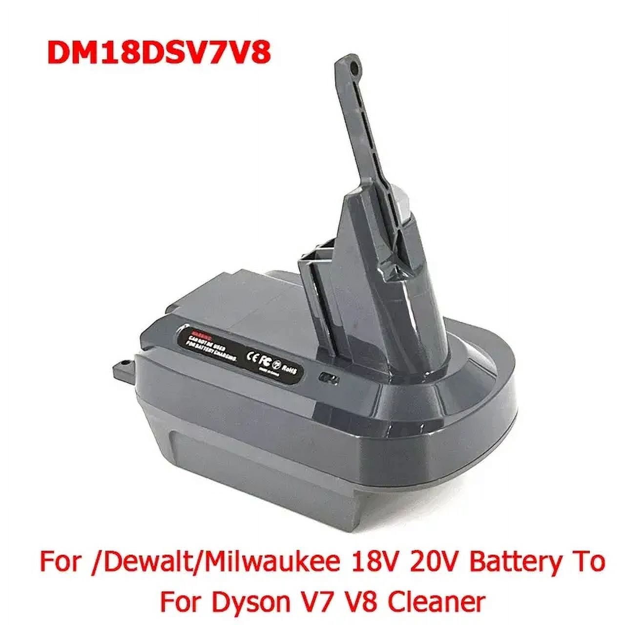 For Makita/Dewalt/Milwaukee 18V Lithium Battery Adapter Converter To for Dyson V6/V7/V8 Battery Cordless Vacuum Cleaner tool Use