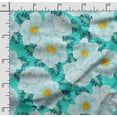 thumbnail image 2 of Soimoi Floral Printed, Poly Canvas Fabric Decor Sewing Fabric By The Yard- 56 Inch WideDecorative Fabric For Curtains Tote bags-Green, 2 of 5