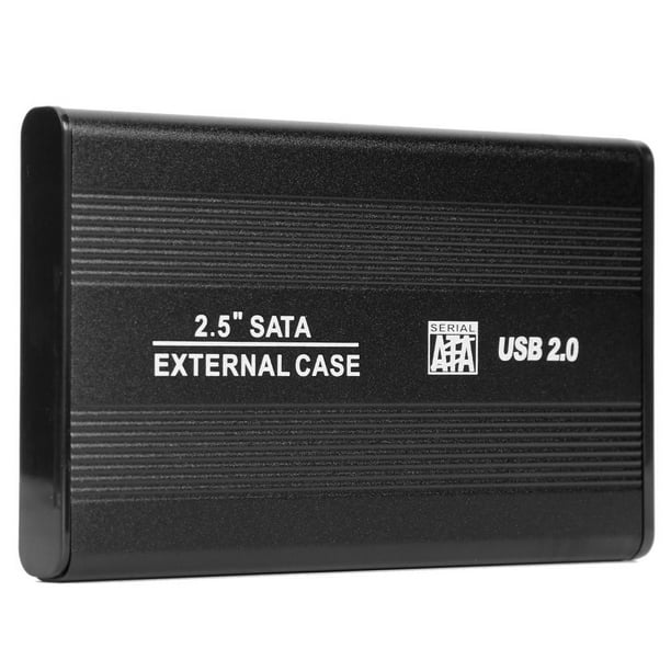 Caja de disco duro de 2,5 pulgadas USB 2.0 a SATA SSD Caja de disco duro externa de aluminio Hugtrwg Para estrenar