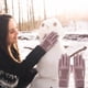 thumbnail image 4 of Guantes de invierno para mujer | Terciopelo forrado de forro polar térmico impermeable | Guantes de abrigo para exteriores engrosados para esquiar, hacer senderismo, correr | Tela de buceo suave, 4 of 4