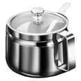 thumbnail image 1 of Naiovety Juego de recipientes para condimentos y ghee, de alta resistencia, con asa, aptos para alimentario, fáciles de limpiar y multiusos. Mostrada 500 ml, 1 of 6