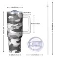 thumbnail image 2 of Camouflage 40oz Tumbler– Stainless Steel Insulated Tumbler with Handle and Straw, Large Capacity Travel Cup for Hot & Cold Drinks, 2 of 6
