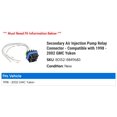 thumbnail image 2 of Secondary Air Injection Pump Relay Connector - Compatible with 1998 - 2002 GMC Yukon 1999 2000 2001, 2 of 2