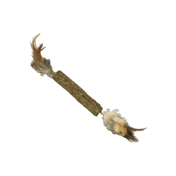 Spot Catnip Stick 12 Inch 100 Compressed Catnip With Feathers Cat Toy