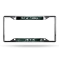 thumbnail image 1 of New York Jets License Plate Frame Chrome EZ View, 1 of 4