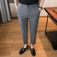 thumbnail image 5 of Pantalones de oficina holgados de negocios para hombre, pantalones casuales sueltos y finos de verano rectos, ropa de sastrería para hombre, venta barata de alta calidad Y2k, 5 of 5