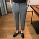 thumbnail image 5 of Pantalones de oficina holgados de negocios para hombre, pantalones casuales sueltos y finos de verano rectos, ropa de sastrería para hombre, venta barata de alta calidad Y2k, 5 of 5