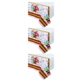 thumbnail image 2 of Bearachild Mantel de una sola vez Espesar Útil Decoración de fiesta Protector de cómodo y flexible para el hogar Cocina Restaurante Feliz cumpleaños 137*274cm 3piezas, 2 of 6