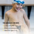 thumbnail image 3 of Gafas de natación FINIS Swimmies Learn to Swim para niños, color aguamarina y transparente, 3 of 7
