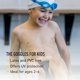 thumbnail image 3 of Gafas de natación FINIS Swimmies Learn to Swim para niños, color aguamarina y transparente, 3 of 7