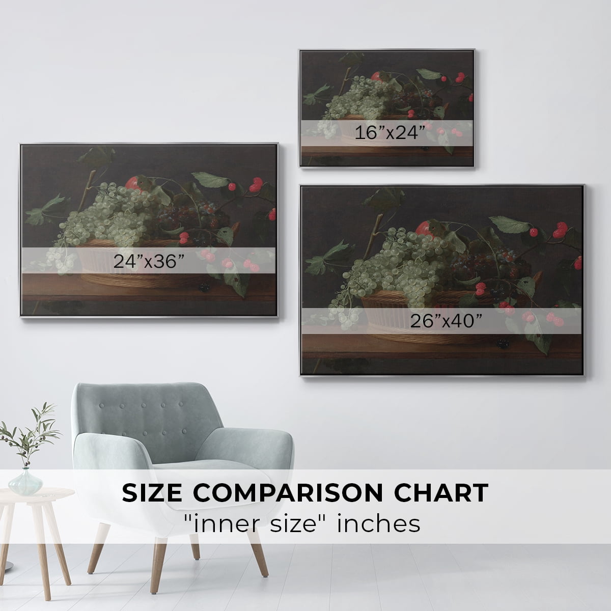 Vintage Botanical Print-LXXXIX By Wexford Home Framed in Silver Wood Gallery Wrapped Canvas 25 in. x 37 in.