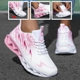 thumbnail image 6 of Women Lace Up Athletic Running Sneakers, Lightweight Comfort Blade Sole Sport Shoes for Walking, 6 of 7