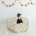 thumbnail image 6 of 3 Sprouts Recycled Fabric Kids Ball Pit/Checkerboard/Beige, 6 of 13