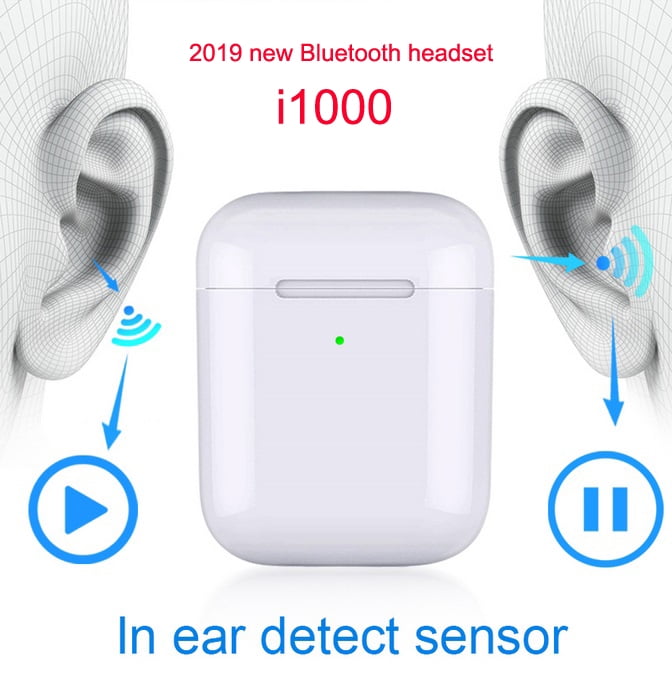 i1000 TWS In Ear Sensor 1:1 Wireless Charger Earphone Bluetooth Headset |  Walmart Canada