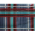 thumbnail image 4 of oneOone Georgette Viscose Fabric Madras Check Print Sewing Fabric BTY 42 Inch Wide, 4 of 4