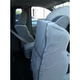 thumbnail image 2 of F369 2004-2008 Ford F150 XLT Super Cab Front 40/20/40 Split Seat With Adjustable Headrests and Opening Center Console Two Tone in Dark Gray Velour and Black Twill, 2 of 3