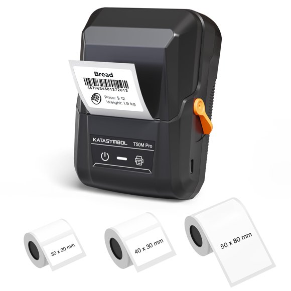 Rotuladora Bluetooth SUPVAN T50M Pro con 3 cintas negras