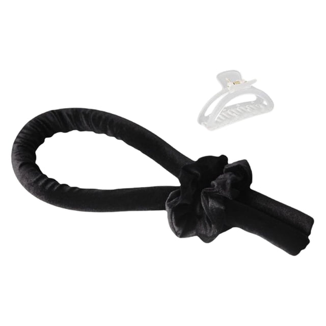 Varilla de curling sin calor Banda para la cabeza natural Negro Zulema Varillas de curling