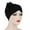 Black, variant on Under $5 Muslim Hat Women Sales 2026 Women's Eid Al Fitr Side Flower Headband Hat Muslim Headband