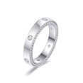 thumbnail image 3 of Anillo de diamantes S925 anillo de plata esterlina joyería de moda joyería europea y americana, 3 of 4