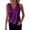 Purple Tank Tops, variant on Women Tank Tops Summer Sleeveless V-Neck Solid Color Elegant Loose Fit Casual Shirt Tops Versatile Basic Layering Comfortable Blouse Holiday Ladies Camisole