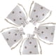 thumbnail image 3 of 20 bolsas de lino de 9 x 12 cm, bolsas de lino con práctico cordón, perfectas, marrón, 3 of 5