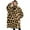 Beige and Black, variant on Oversized Wearable Blanket Hoodie,Beige and Black Of Leopard Print Sherpa Blanket Hoodie with Super Pockets,Super Warm Fuzzy Pullover for Women & Men
