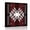 Red, variant on Canvas Wall Art, Brown Southwest Framed Canvas Prints for Bathroom Desk, Western Rustic Ethnic Mexican Aztec Small Gallery Wrapped Wall Decor for Home Office, Gifts, 8"x8" Ship Next Day