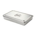 thumbnail image 4 of Abbracc Cake Pan with Cover Rectangular Stainless Steel Nonstick with Lid DIY Baking Pan 44cmx29cm, 4 of 9