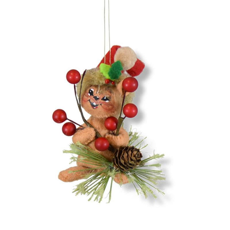 Annalee Dolls 2019 Christmas 3in Letter to Santa Mouse Ornament Plush New w Tag