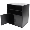 thumbnail image 1 of Gabinete De Oficina, Mesa Para Impresora Establo De Madera Negro 2 Compartimentos Y Gabinetes Para Oficinas Para Salas De Estudio ANGGREK Printer Table, 1 of 7