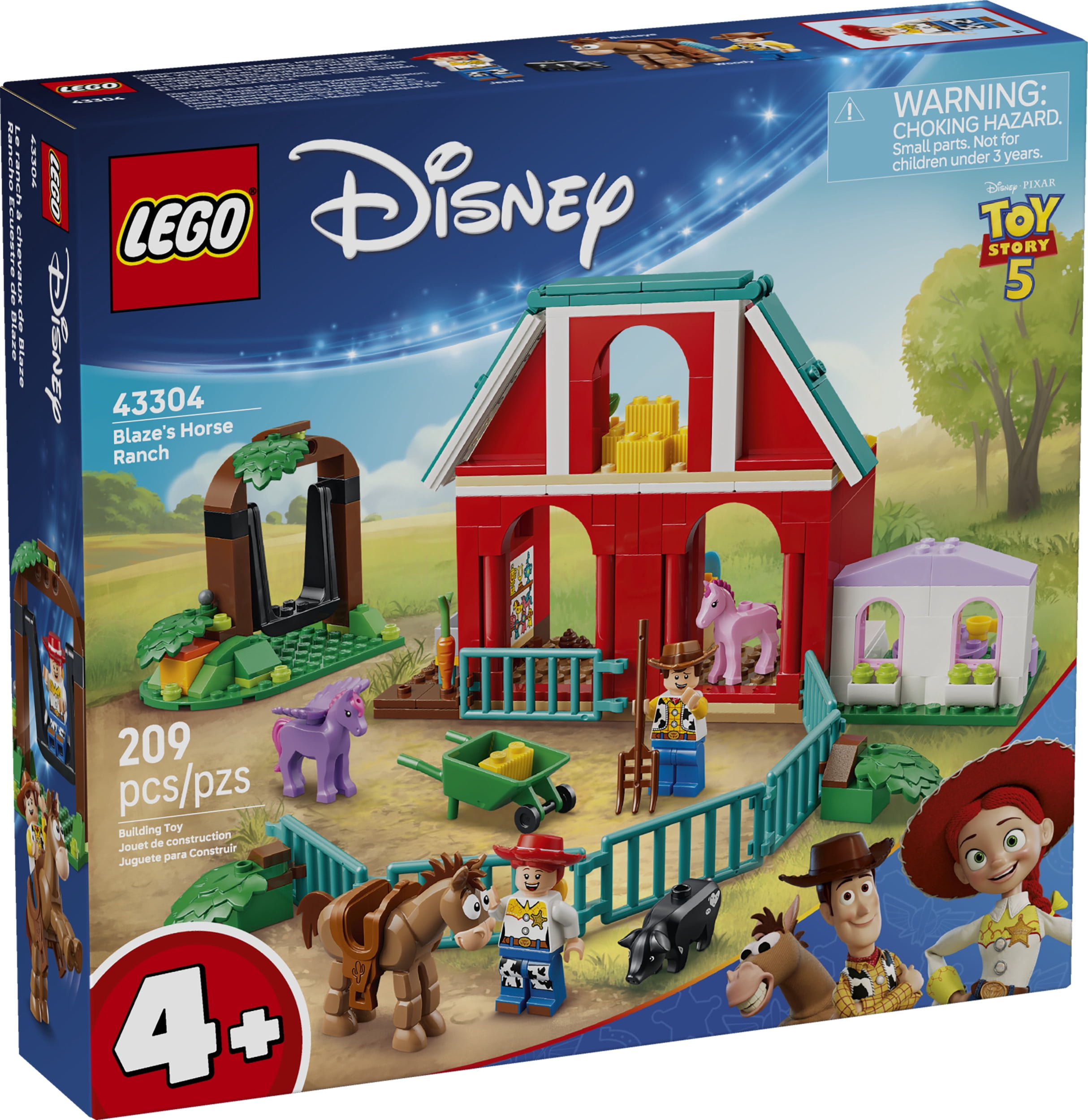 LEGO Disney et Pixar Toy Story 5 Le Ranch à Chevaux de Blaze 43304