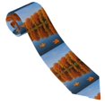 thumbnail image 5 of Men'S Tie 4.7×3.1in Is Not Easy To Deform And Fade Anti-Drift Button Design Is Easy To Take Care Of For Work Travel Daily Business Autumn Lake, 5 of 8