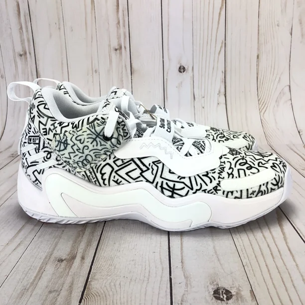 Ad-id-as DON Issue 3 GCA Basketball Shoes Sneakers Mitchell White Mens Choose Size