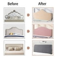 thumbnail image 6 of Bed Headboard Protective, Bed Headboard Cover, Stretch Bed Headboard Covers, All-Inclusive Headboard Cover Dustproof Cover for Upholstered Bedroom Headboard, 6 of 7