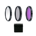 thumbnail image 1 of HEVIRGO Professional UV CPL Polarizer FLD Photo Photography Filter Kit for SLR Camera, 1 of 10