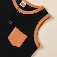 thumbnail image 5 of TOWED22 Toddler Baby Boy Summer Clothes Cute Dinosaur Tank Tops+Shorts Outfits Lightweight Elastic Cotton Short Sets(Orange,18-24 M), 5 of 8