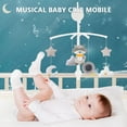 thumbnail image 2 of Móvil musical para cuna de bebé con juguetes giratorios colgantes Cama infantil Leyfeng Móvil de cuna, 2 of 7