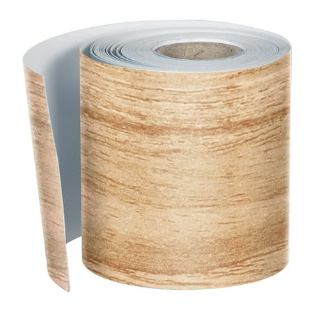 Carson-Dellosa Grow Together Light Wood Grain Rolled Straight Bulletin Board Borders (108510)